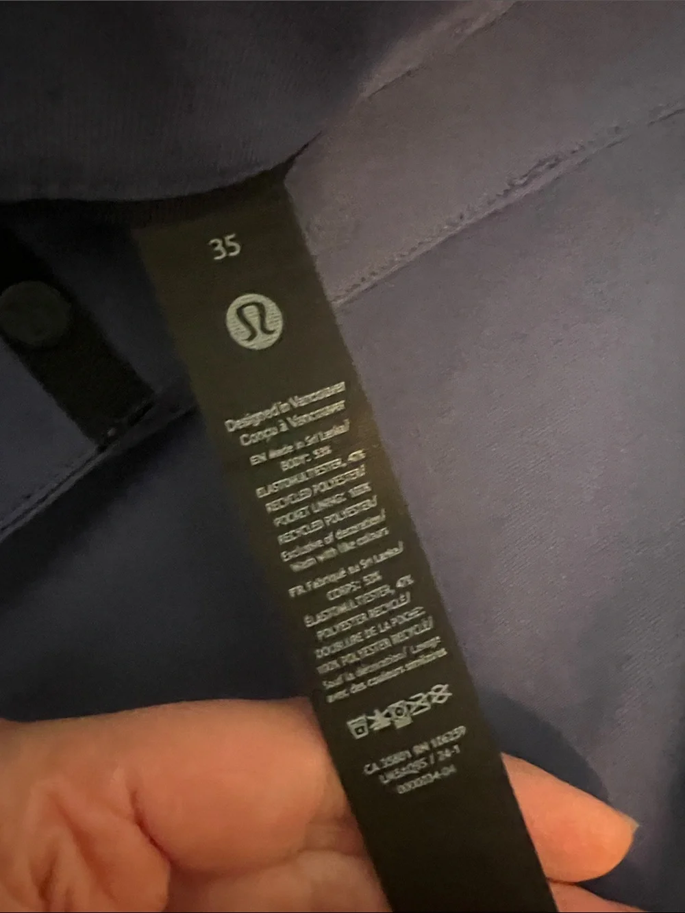 Lululemon Men's Blue Chino Pants